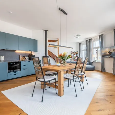Loft Ahlbeck - Sauna, Kamin, 300m Apartment *
